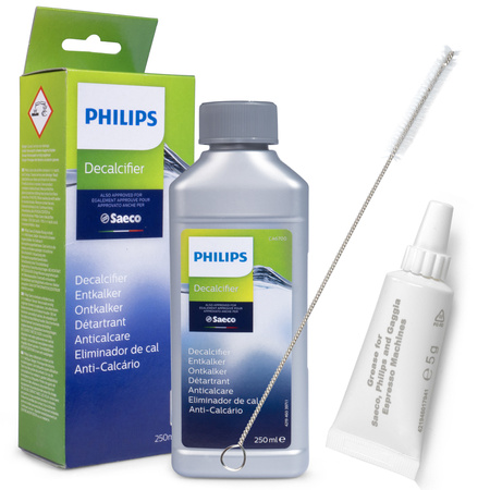 SET: Philips Saeco Entkalker 250ml CA6700/10 + Saeco HD506101 Schmieröl 5g