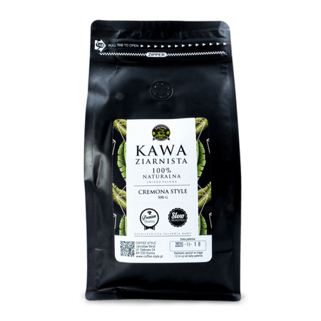 Kaffee Cremona Style, 500 g, Bohnen