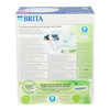 BRITA Glass Wasserfilterkanne aus Glas, blau, 2,5 l, mit MAXTRA PRO Pure Performance Filterkartusche