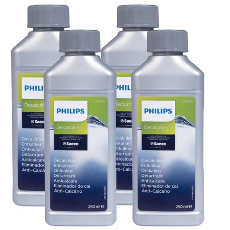 4x Philips Saeco Entkalker 250ml CA6700/10 grün