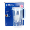 BRITA Glass Wasserfilterkanne aus Glas, blau, 2,5 l, mit MAXTRA PRO Pure Performance Filterkartusche