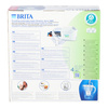 BRITA Marella Wasserfilterkanne 2,4 l, weiß + 3× MAXTRA PRO Pure Performance Filterkartusche