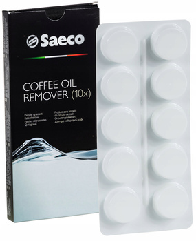 Saeco Reinigungstabletten, 10 Stück, CA6704, schwarz