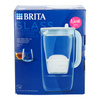 BRITA Glass Wasserfilterkanne aus Glas, blau, 2,5 l, mit MAXTRA PRO Pure Performance Filterkartusche