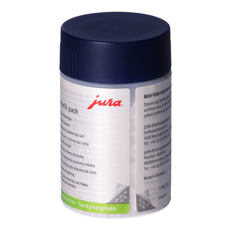 Jura Milchsystem-Reiniger (Mini-Tabs) Nachfüllflasche, 90 g