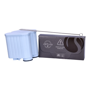 SET: 2× Spitze Schnecke – Ersatzfilter für Philips Saeco CA6903 AquaClean + Entkalkungstabletten + Bürste